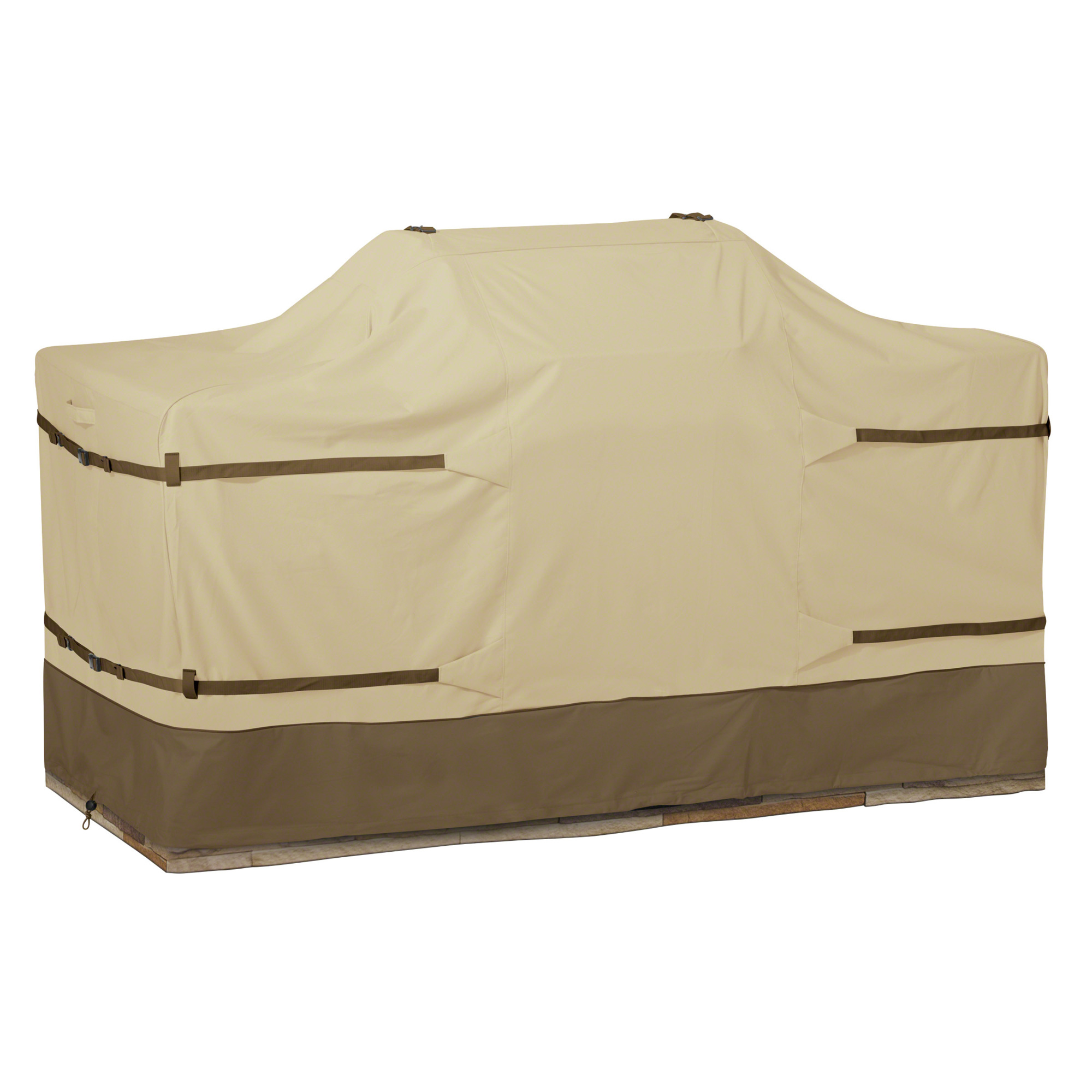 Classic Accessories Veranda, Island Grill Cover XL, Cover Type BBQ, Primary Color Tan, Primary Material Polyester, Model# 55-630-051501-00